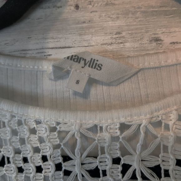 White Patchwork Lace Long Sleeve Top NEW - Picture 9 of 9